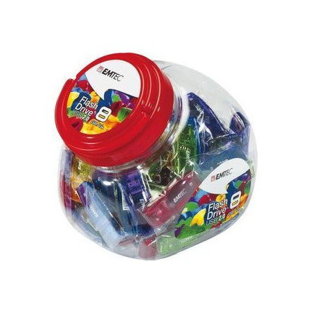 Emtec 8 GB C410 USB 20 Candy Jar